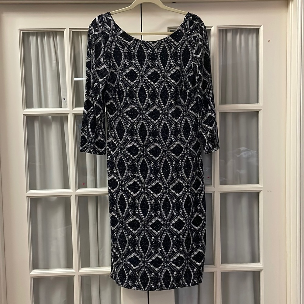 Ignite Evenings. Size 14. Sparkly Metallic/ black evening dress